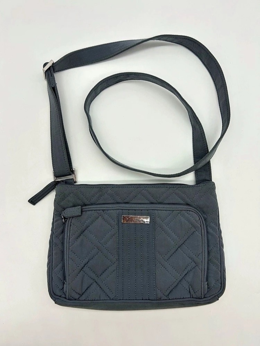 Vera Bradley Performance Twill On the Go Crossbody Bag Gray